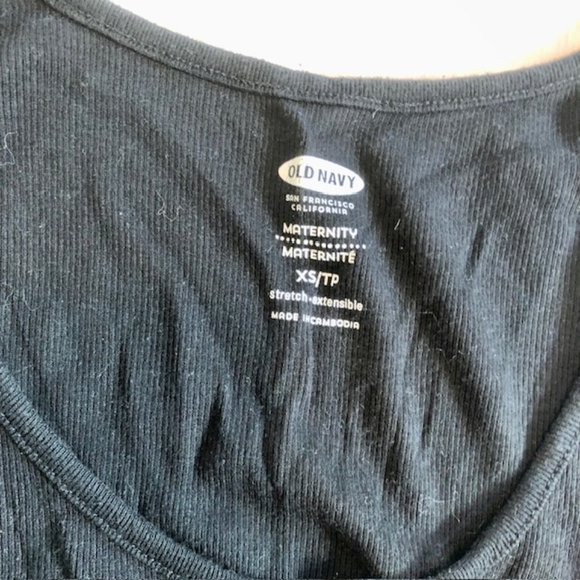 Bundle of 3 Black Maternity Tank Tops Size XS - Picture 5 of 7